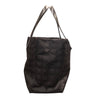 シャネル CHANEL ニュートラベルライントートMM A15991 ブラック×ゴールド金具 ナイロンジャガード レディース トートバッグ