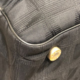 シャネル CHANEL ニュートラベルライントートMM A15991 ブラック×ゴールド金具 ナイロンジャガード レディース トートバッグ