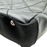 シャネル CHANEL パリビアリッツトートPM A34208 11番台 ブラック コーティングキャンバス レディース トートバッグ