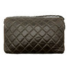 シャネル CHANEL マトラッセ フラップバッグ 16番台 カーキ シルバー金具 エイジドカーフ レディース ショルダーバッグ