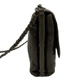 シャネル CHANEL マトラッセ フラップバッグ 16番台 カーキ シルバー金具 エイジドカーフ レディース ショルダーバッグ