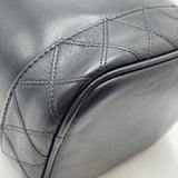 シャネル CHANEL ピコローレバニティ A01619 ブラック×ゴールド金具 ラム レディース ハンドバッグ