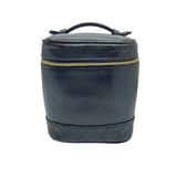 シャネル CHANEL ピコローレバニティ A01619 ブラック×ゴールド金具 ラム レディース ハンドバッグ