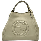 グッチ GUCCI インターロッキングG ソーホーハンドバッグ 336751 アイボリー レザー レディース ショルダーバッグ