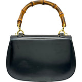 グッチ GUCCI バンブーハンドバッグ 000.204.60188 ブラック レザー レディース ハンドバッグ