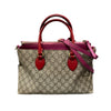 グッチ GUCCI GGスプリームハンドバッグ 409534 ブラウン GGスプリームキャンバス/レザー レディース ハンドバッグ