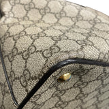 グッチ GUCCI GGスプリームハンドバッグ 409534 ブラウン GGスプリームキャンバス/レザー レディース ハンドバッグ