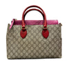 グッチ GUCCI GGスプリームハンドバッグ 409534 ブラウン GGスプリームキャンバス/レザー レディース ハンドバッグ