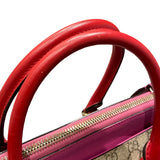グッチ GUCCI GGスプリームハンドバッグ 409534 ブラウン GGスプリームキャンバス/レザー レディース ハンドバッグ
