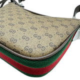グッチ GUCCI マイクロGGミニポーチ 718512 ブラウン マイクロGGキャンバス レディース ショルダーバッグ
