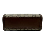 グッチ GUCCI GGスプリーム ミニトート 671623 ブラウン GGスプリーム/レザー レディース トートバッグ