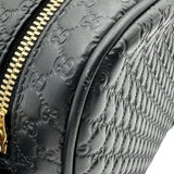 グッチ GUCCI マイクログッチシマ ショルダーバッグ 449413 ブラック レザー レディース