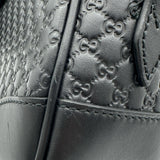 グッチ GUCCI マイクログッチシマ ショルダーバッグ 449413 ブラック レザー レディース