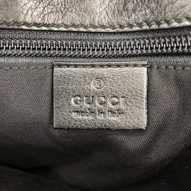 グッチ GUCCI メッセンジャーバッグ 145840 ブラック レザー メンズ