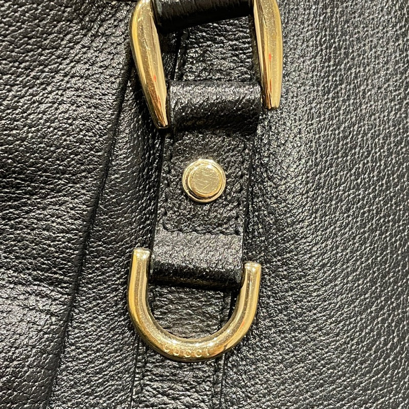 グッチ GUCCI アビートートバッグ 130736 ブラック レザー レディース