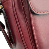 カルティエ Cartier マストライン ショルダーバッグ ボルドー ゴールド金具 レザー レディース