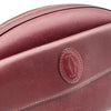 カルティエ Cartier マストライン ショルダーバッグ ボルドー ゴールド金具 レザー レディース