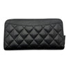 シャネル CHANEL マトラッセ ロングジップウォレット AP0242 G3番台 ブラック ゴールド金具 キャビアスキン レディース 長財布