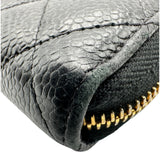 シャネル CHANEL マトラッセ ロングジップウォレット AP0242 ブラック ゴールド金具 キャビアスキン レディース 長財布