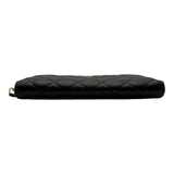 シャネル CHANEL マトラッセ ロングジップウォレット AP0242 ブラック ゴールド金具 キャビアスキン レディース 長財布