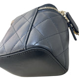 シャネル CHANEL パールショルダーバニティケース AP2581(31番台) ブラック ゴールド金具 ラム/フェイクパール レディース ショルダーバッグ