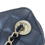 シャネル CHANEL パールショルダーバニティケース AP2581(31番台) ブラック ゴールド金具 ラム/フェイクパール レディース ショルダーバッグ