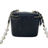 シャネル CHANEL パールショルダーバニティケース AP2581(31番台) ブラック ゴールド金具 ラム/フェイクパール レディース ショルダーバッグ