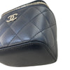 シャネル CHANEL パールショルダーバニティケース AP2581(31番台) ブラック ゴールド金具 ラム/フェイクパール レディース ショルダーバッグ