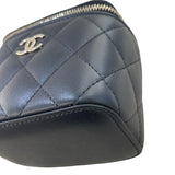 シャネル CHANEL パールショルダーバニティケース AP2581(31番台) ブラック ゴールド金具 ラム/フェイクパール レディース ショルダーバッグ
