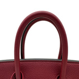 エルメス HERMES バーキン25 D刻 ルージュアッシュ ゴールド金具 トゴ レディース ハンドバッグ