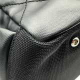 シャネル CHANEL パリビアリッツトートGM A34210 12番台 ブラック シルバー金具 コーティングキャンバス レディース