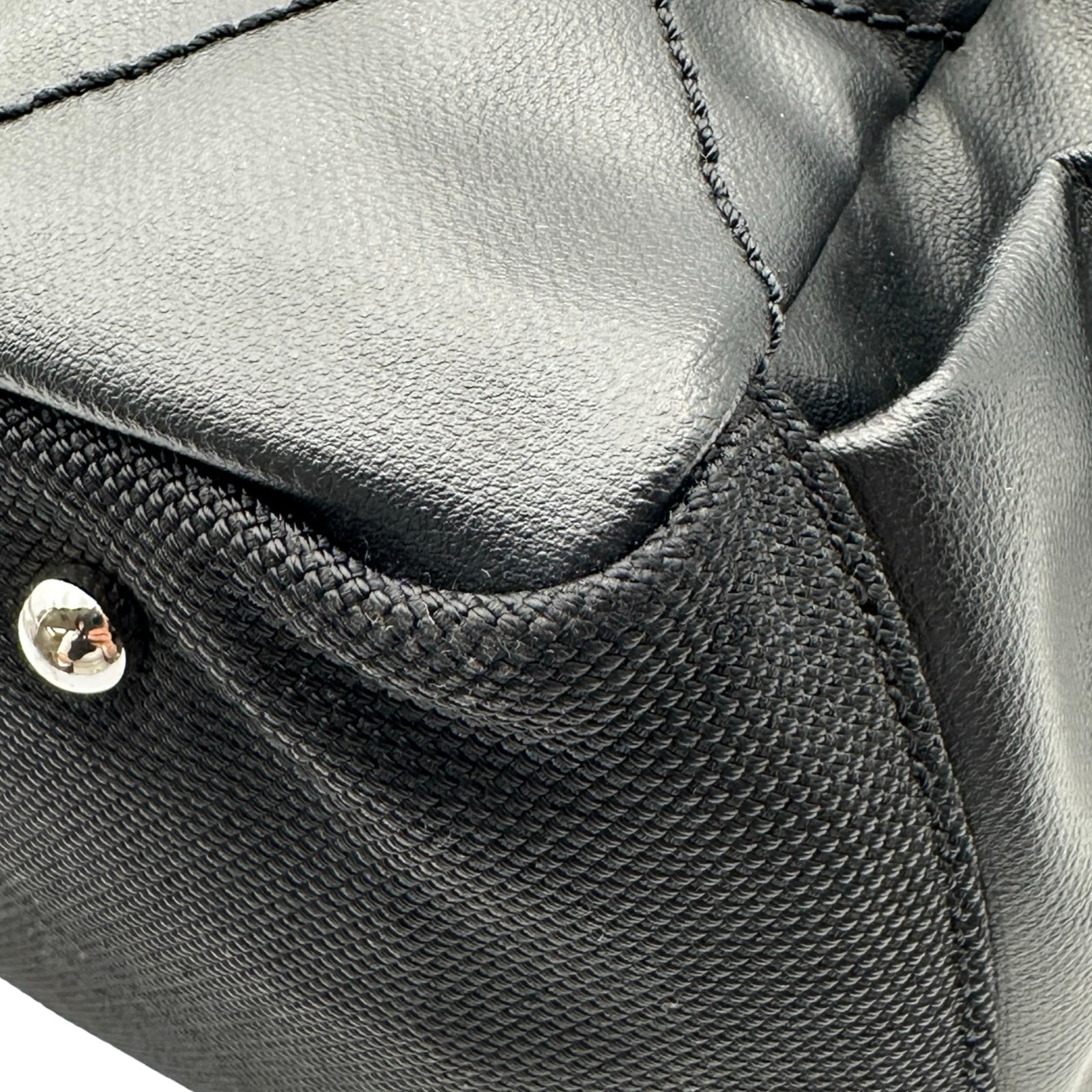 シャネル CHANEL パリビアリッツトートGM A34210 12番台 ブラック 