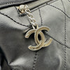 シャネル CHANEL パリビアリッツトートGM A34210 12番台 ブラック シルバー金具 コーティングキャンバス レディース