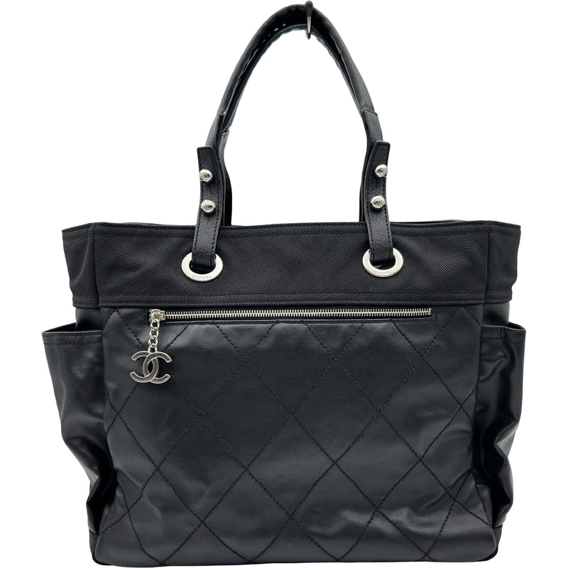 シャネル CHANEL パリビアリッツトートGM A34210 12番台 ブラック