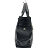 シャネル CHANEL パリビアリッツトートGM A34210 12番台 ブラック シルバー金具 コーティングキャンバス レディース