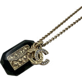 シャネル CHANEL CCチャームネックレス ゴールド メタル ジュエリー