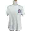 ルイ・ヴィトン LOUIS VUITTON VOYAGEワッペン半袖Tシャツ FTTB11 ホワイト コットン メンズ 半袖Ｔシャツ