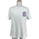 ルイ・ヴィトン LOUIS VUITTON VOYAGEワッペン半袖Tシャツ FTTB11 ホワイト コットン メンズ 半袖Ｔシャツ