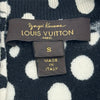 ルイ・ヴィトン LOUIS VUITTON ×草間彌生 ドットショートスリーブニット F2KM04QAX ブラック ウール レディース ニット