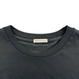 モンクレール MONCLER ロゴワッペン半袖Tシャツ ブラック コットン メンズ 半袖Ｔシャツ
