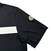 モンクレール MONCLER ロゴワッペン半袖Tシャツ ブラック コットン メンズ 半袖Ｔシャツ