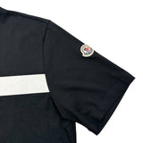 モンクレール MONCLER ロゴワッペン半袖Tシャツ ブラック コットン メンズ 半袖Ｔシャツ