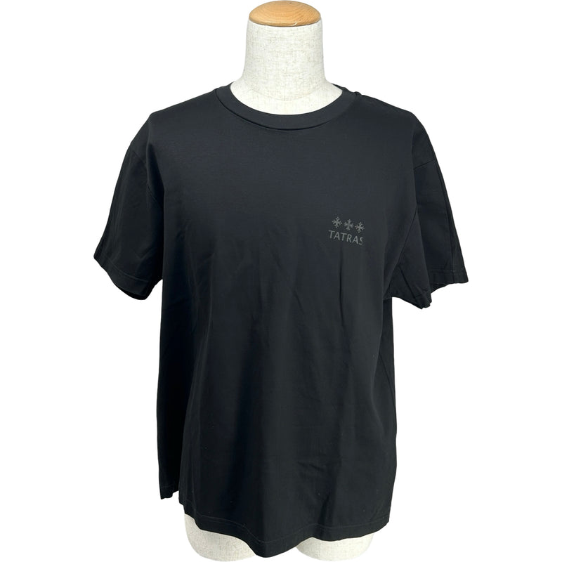 TATRAS タトラス エイオン　Tシャツ ブラック　美品 タトラス TATRAS EION バックプリント半袖Tシャツ MTAT23S8239