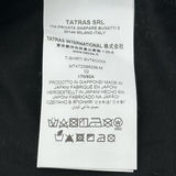 タトラス TATRAS EION バックプリント半袖Tシャツ MTAT23S8239 ブラック コットン メンズ 半袖Ｔシャツ