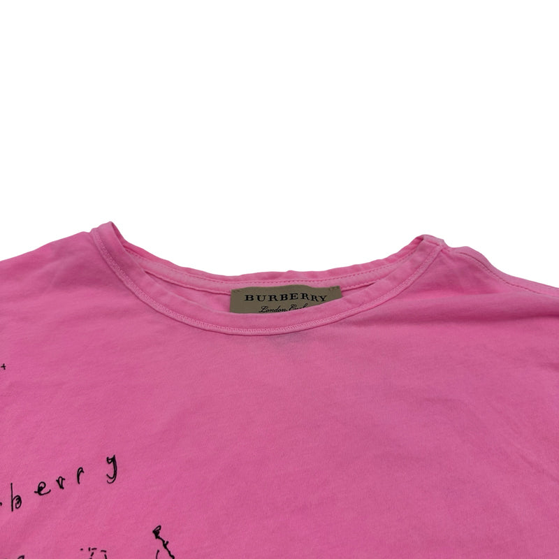 バーバリー BURBERRY ロゴプリント半袖Tシャツ 4067588 ピンク