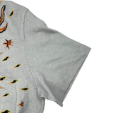 クリスチャン・ディオール Christian Dior 半袖プリントTシャツ 923T03WC428 グレー コットン レディース 半袖Ｔシャツ