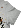 クリスチャン・ディオール Christian Dior 半袖プリントTシャツ 923T03WC428 グレー コットン レディース 半袖Ｔシャツ