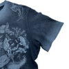 クリスチャン・ディオール Christian Dior 半袖プリントシャツ 123T03DE455 ネイビー コットン レディース 半袖Ｔシャツ