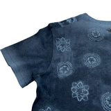 クリスチャン・ディオール Christian Dior 半袖プリントシャツ 123T03DE455 ネイビー コットン レディース 半袖Ｔシャツ