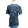 クリスチャン・ディオール Christian Dior 半袖プリントシャツ 123T03DE455 ネイビー コットン レディース 半袖Ｔシャツ